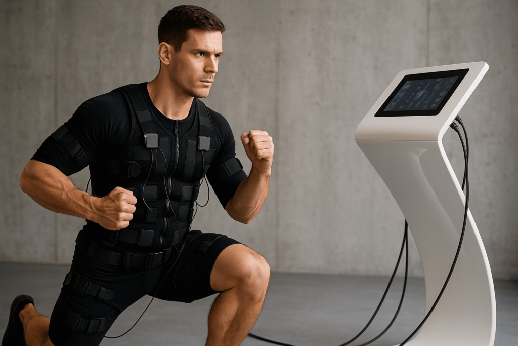 Electrostimulation d'un sportif à Grenoble